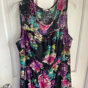Floral lace dress